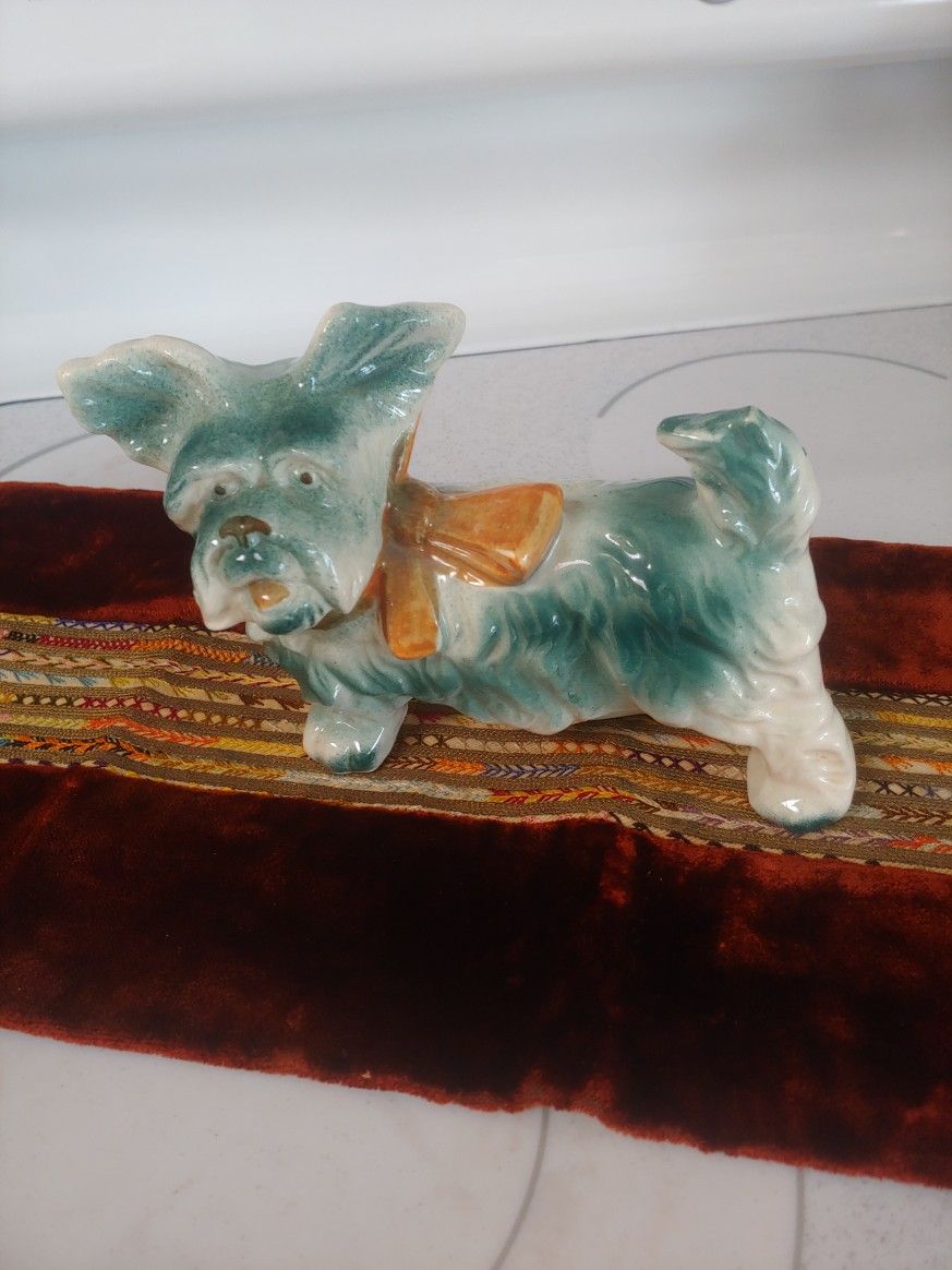 Signed Vintage Dog