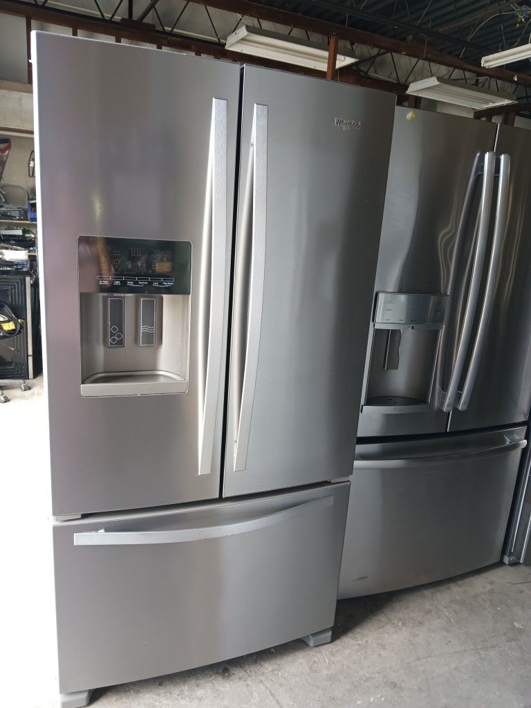 Whirlpool Refrigerator Stainless Steel Everything Works Good