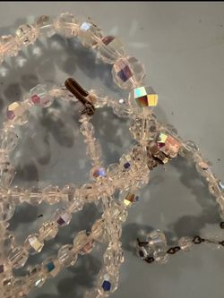 Aurora Borealis Crystal Beaded Necklace