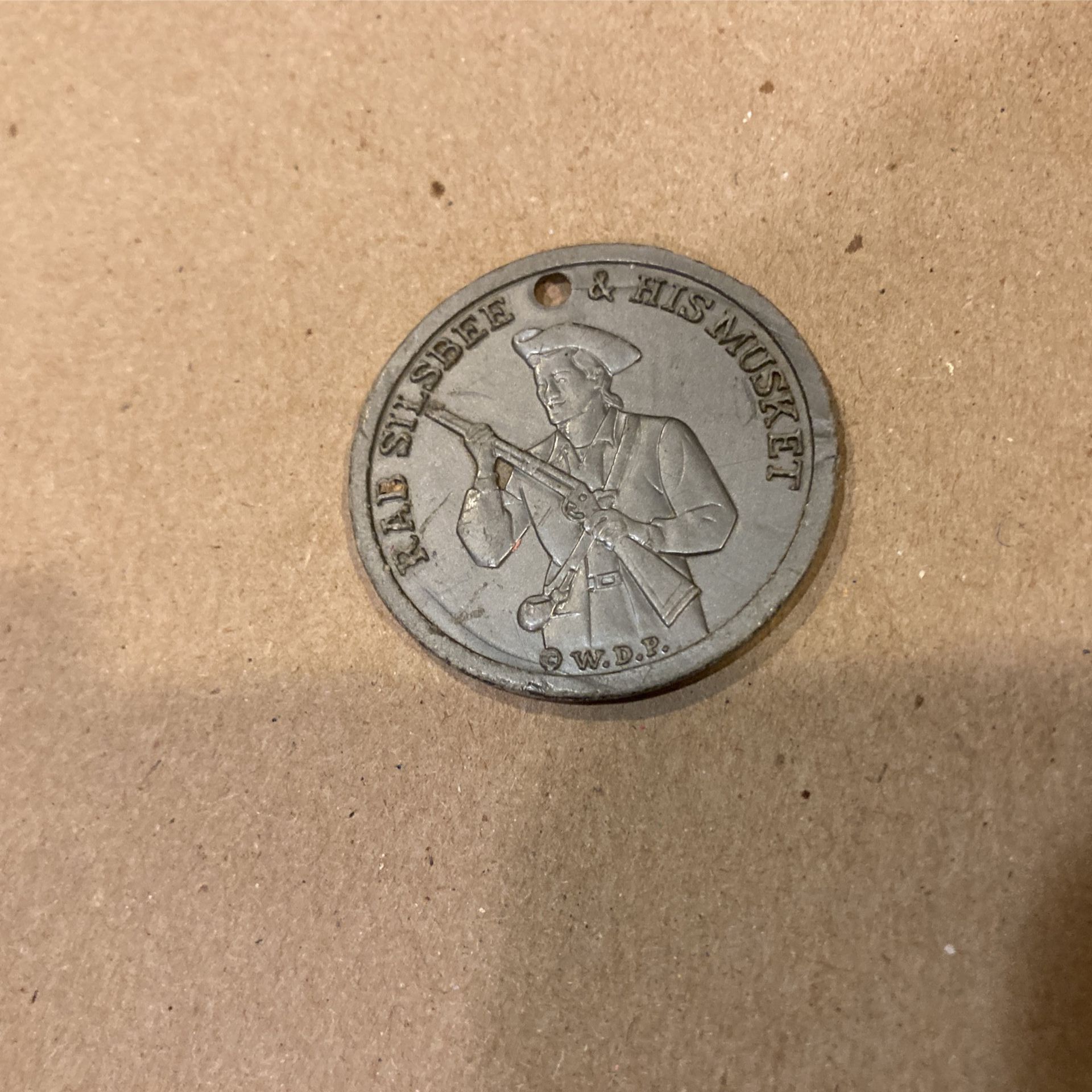 Frontierland Disney Wooden Nickel/ Sons Of Liberty Plastic Coin