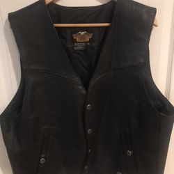 Harley Davidson Leather Vest 