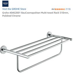 Grohe towel rack NEW