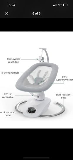 New Momcozy CocoSway Baby Swing for Infants to Toddler, 3D-Motion Electric