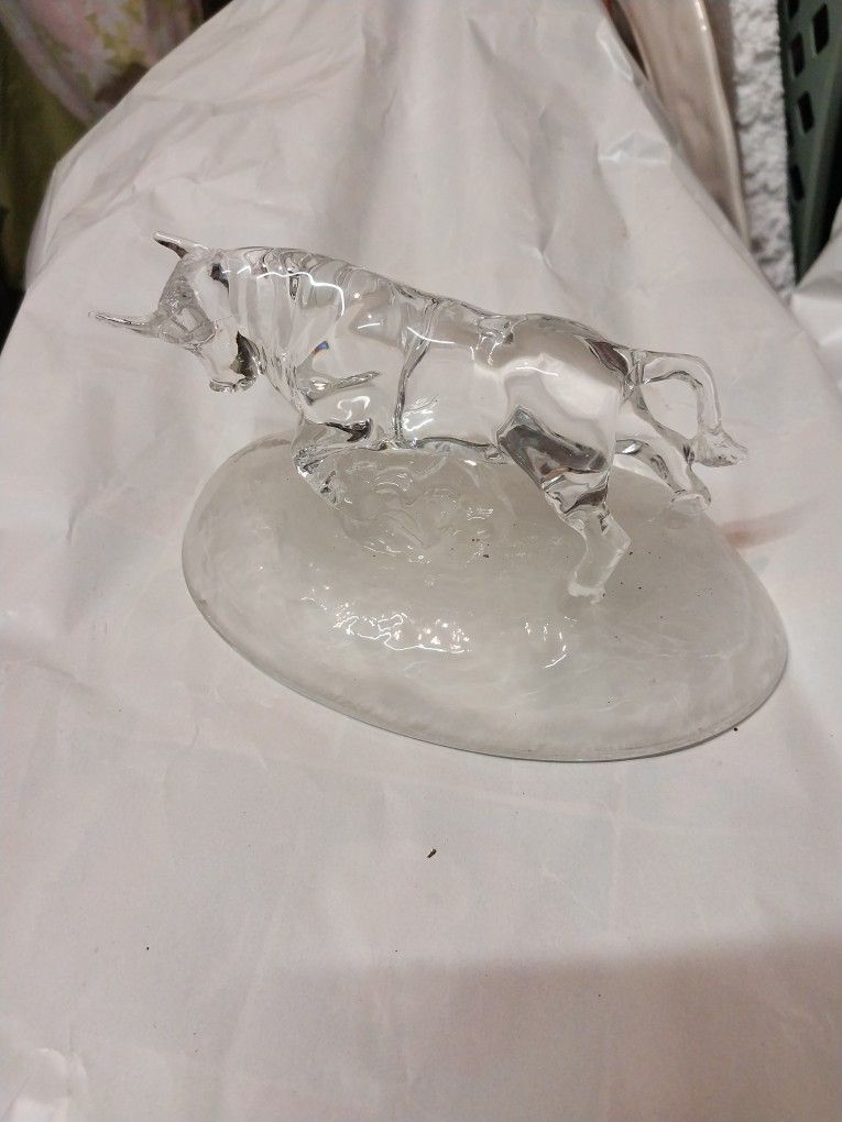 2 Vintage Crystal Paperweights