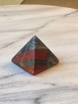 1.6" Approximately Dragon Blood Pyramid Quartz Crystal