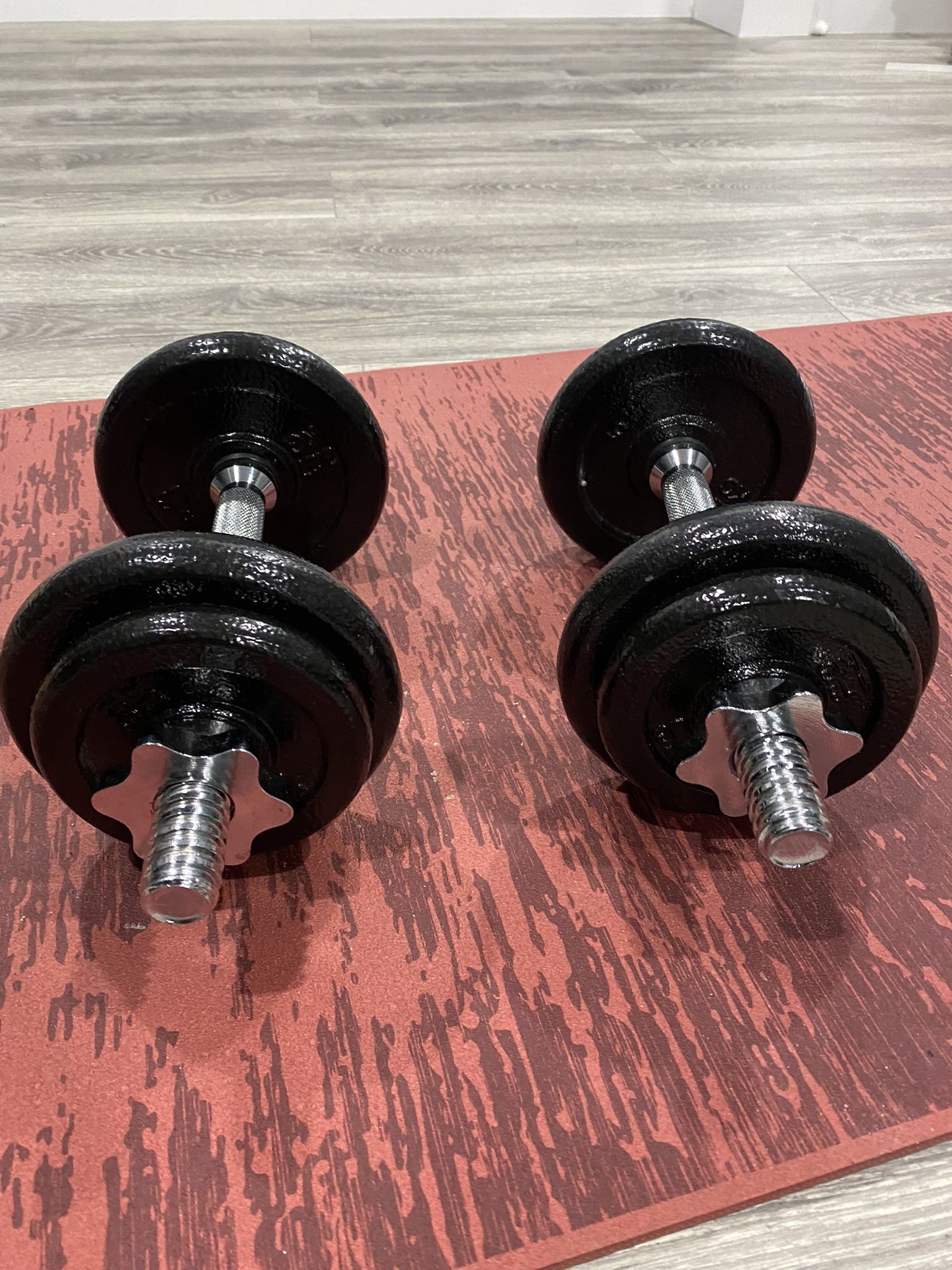 Adjustable Steel Dumbbells 