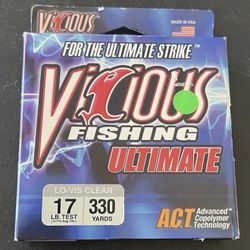 Vicious Copolymer Act Fishing Line 17lb Test 330 YDS