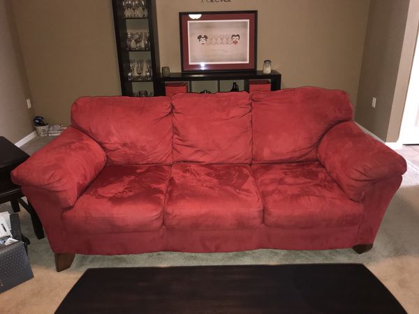 ashley furniture red sofa and love seat for sale in saint cloud, fl