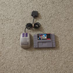 SNES Mario Paint With Mouse Bundle