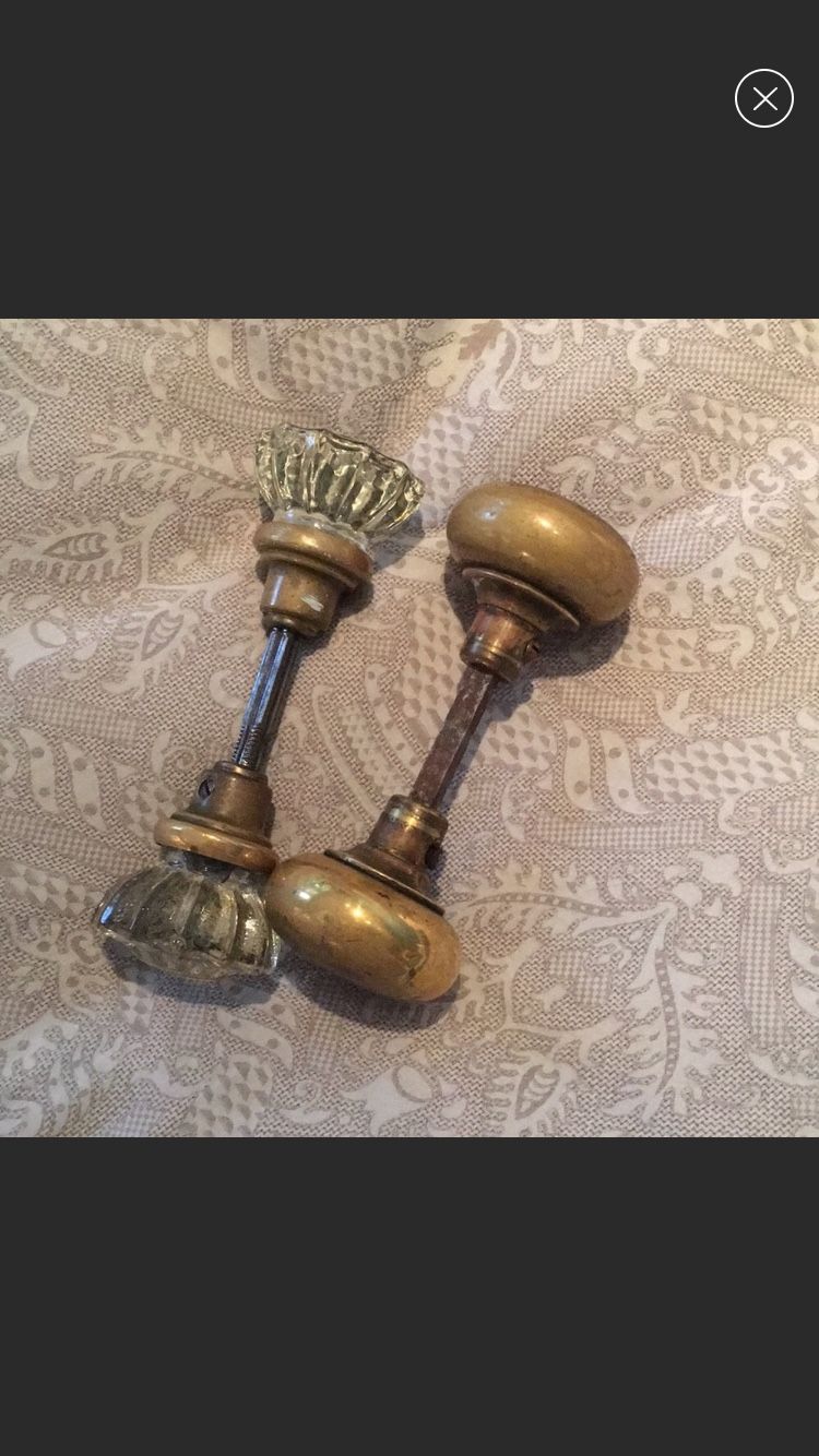 Antique doorknobs