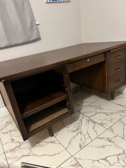 Heavy solid wood desk