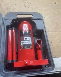8 Tons/17600 LBS Lifting Automotive Welded Hydraulic Bottle Jack For Repair Vehicle/Pickup/Truck W/Manual Handle 