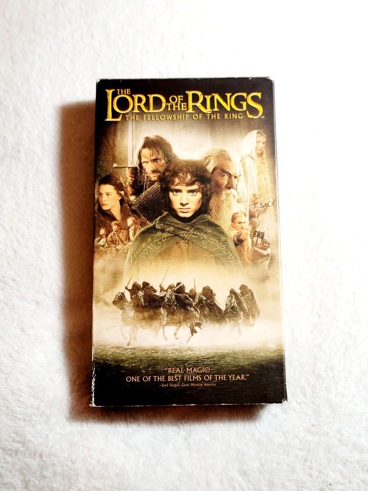 Lord Of The Rings : Fellowship Of The Ring VHS (2001)
