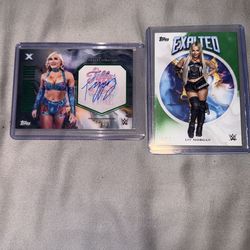 WWE Exalted / Topps - Tiffany Stratton Auto / Liv Morgan Numbered