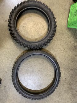 Front And Rear Tires