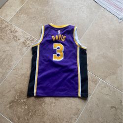 anthony davis lakers jersey kids medium