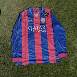 2014/15 Barcelona Home Long Sleeves 