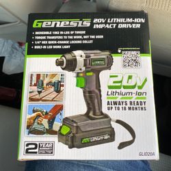 Genesis Lithium Ion Impact Driver 