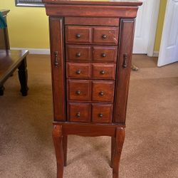 Wooden Jewelry Chest 