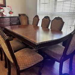 8 Seat Dining Table And Chair Set