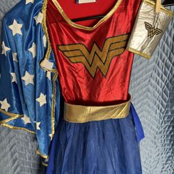 Girls wonder woman halloween costume