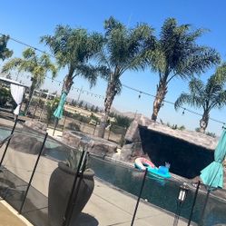 12 Panels/144ft Mesh Pool Fence 4ft Tall