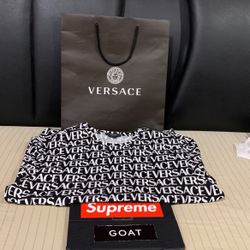 Versace Allover Tee Shirt Mens Size Large $500 Obo