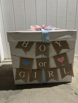 Gender Reveal Box