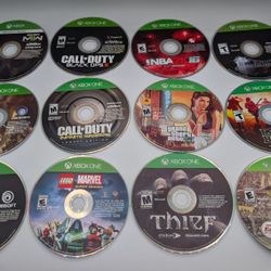 Xbox One Lot Of 12 A - Trading For 6" & 7" Action Figures