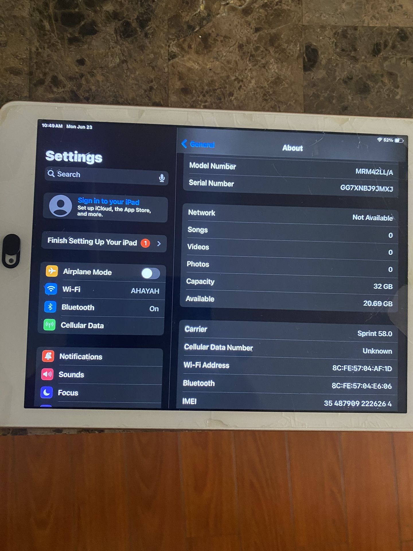 6th Generation iPad