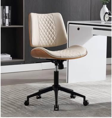 Beige swivel Home Office Chair