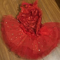 Red Sequin Dress With Tule For Cat / Dog 