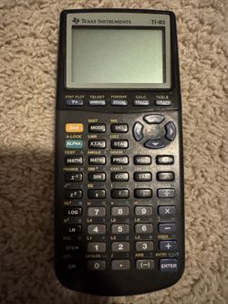 TI-83 graphing calculator
