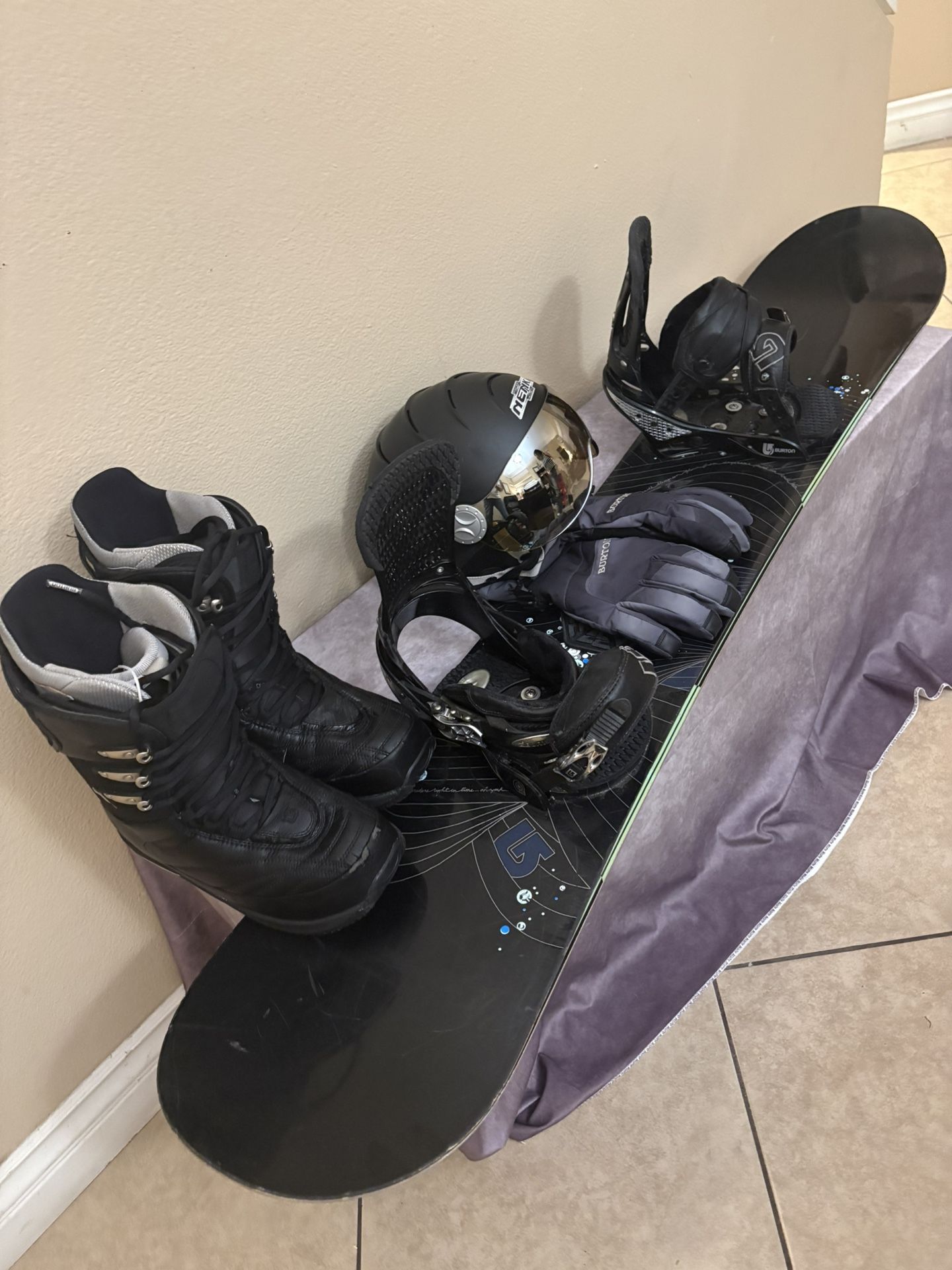 Burton Snowboard And Gear