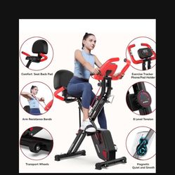 Pooboo Folding Exercise Bike.