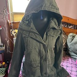 Luckey Brand Military Jacket Size M