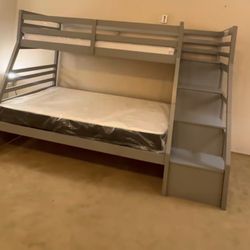 Twin Over Full Bunk Bed/// SAME DAY DELIVERY - NO CREDIT NEEDED - 