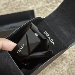 PRADA 06YS 53MM Solid Sunglasses Black Frame Black Lens Unisex New no Case