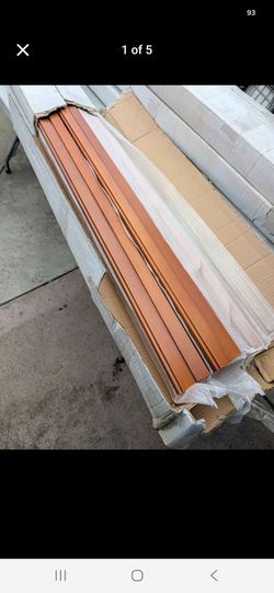 Cherry Wood Cabinet Trim Molding. 20 pieces for $15