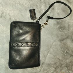 Genuine Leather Coach Card Purse
