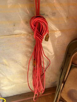Heavy-Duty Red and yellow Extension Cord