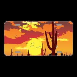 License Plate Novelty Car Front Northeast Brazil Backcountry Caatinga
