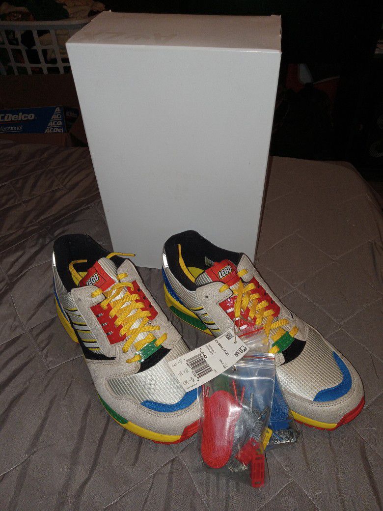 Adidas Limited Edition Lego Zx 8000 Sneakers Size 12 Men's New