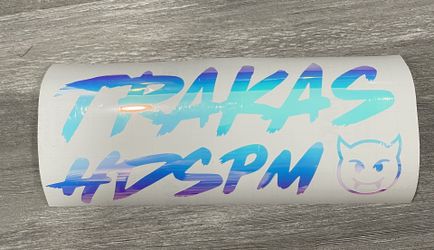 Glitter Trakas Sticker/Decal