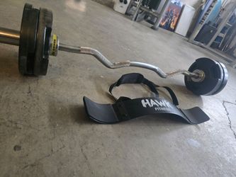 Curl bar & Arm blaster