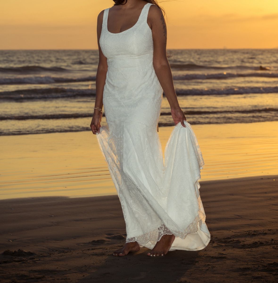 Used Wedding Dress Size xL Purchase At lulus 