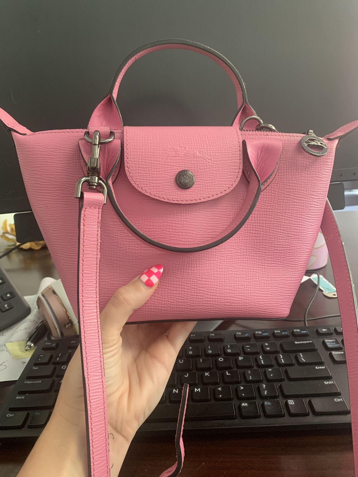 RARE CUTE PINK LONGCHAMP BAG 