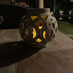 Outdoor Candle Decor 