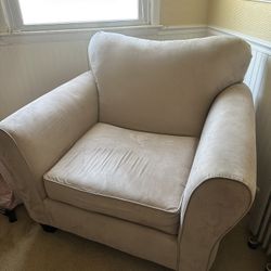 Tan Oversized Comfy Chair