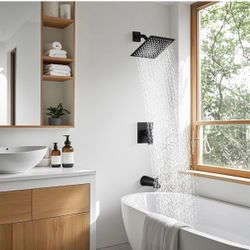 8" Rainfall Shower Faucet Set